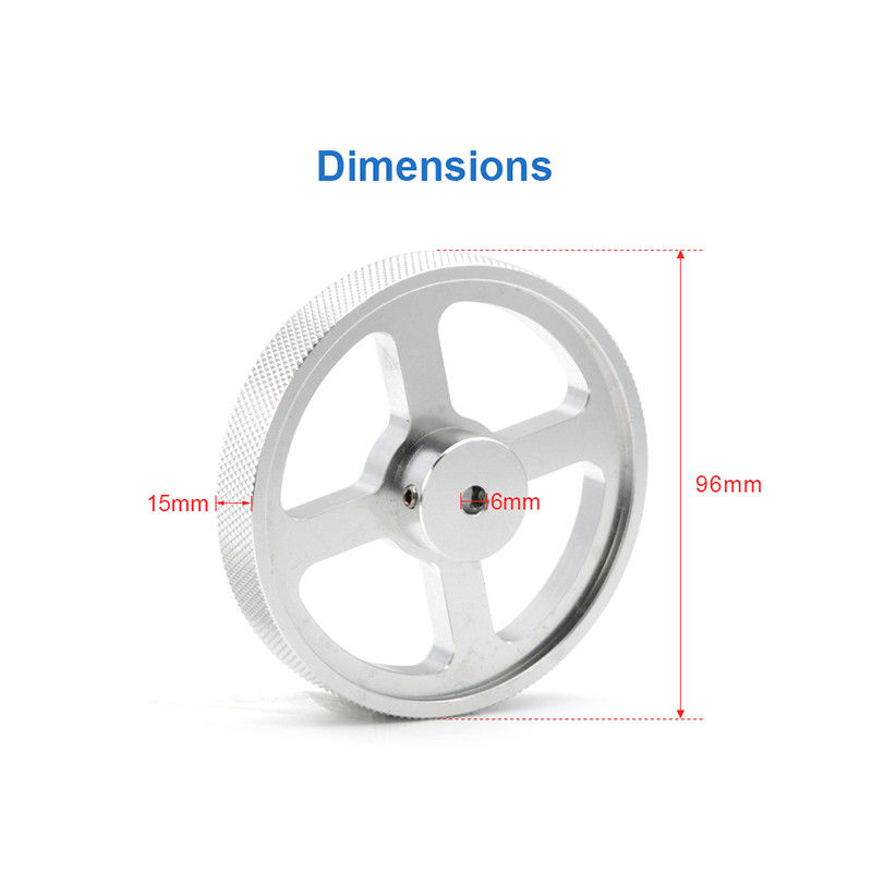 WaveTopSign Metal Aluminum Alloy Embossed Synchronous Encoder Wheel